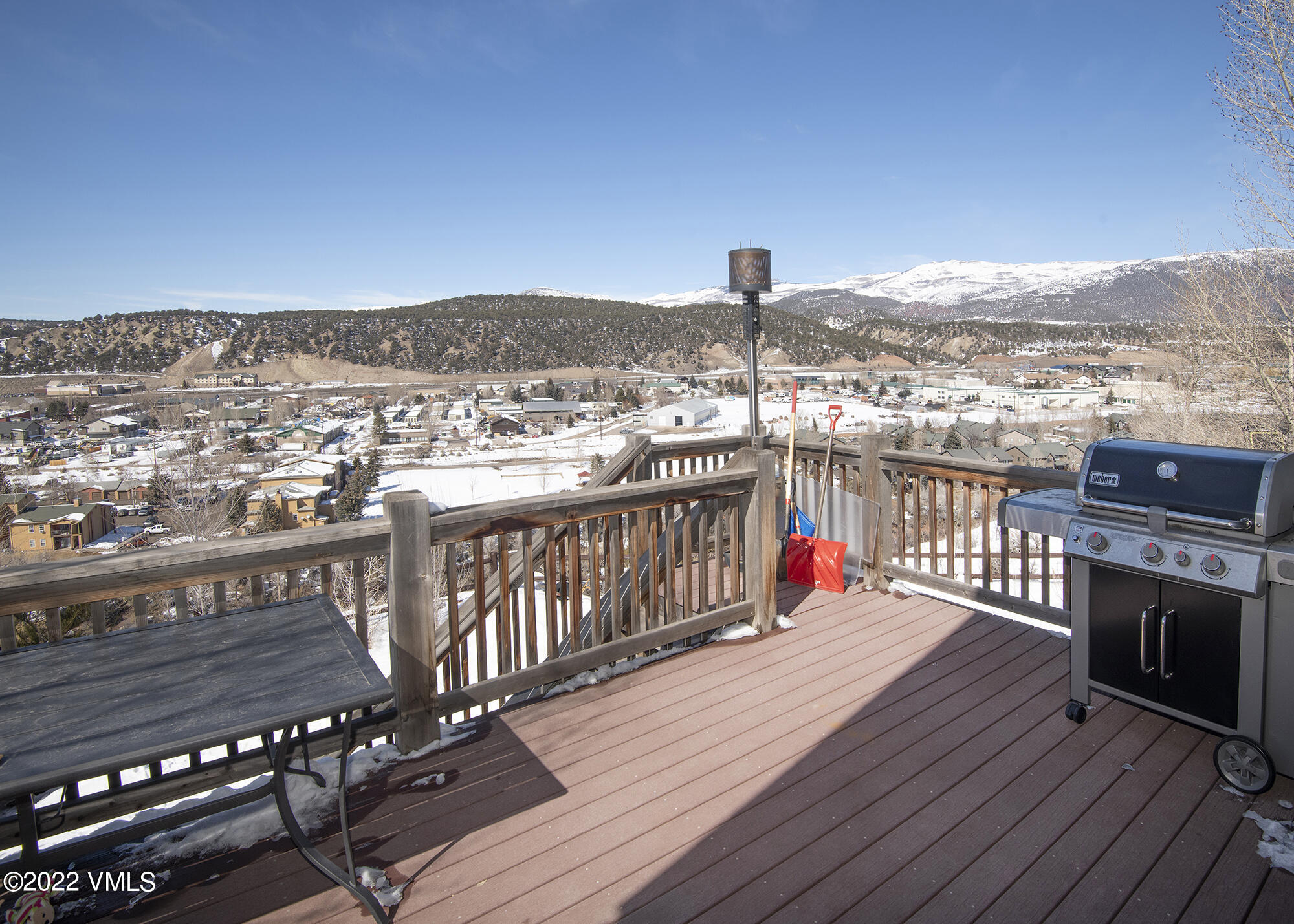 213 Bluffs Drive Eagle, CO 81631 - Photo 30 of 35 a balcony with wooden floor