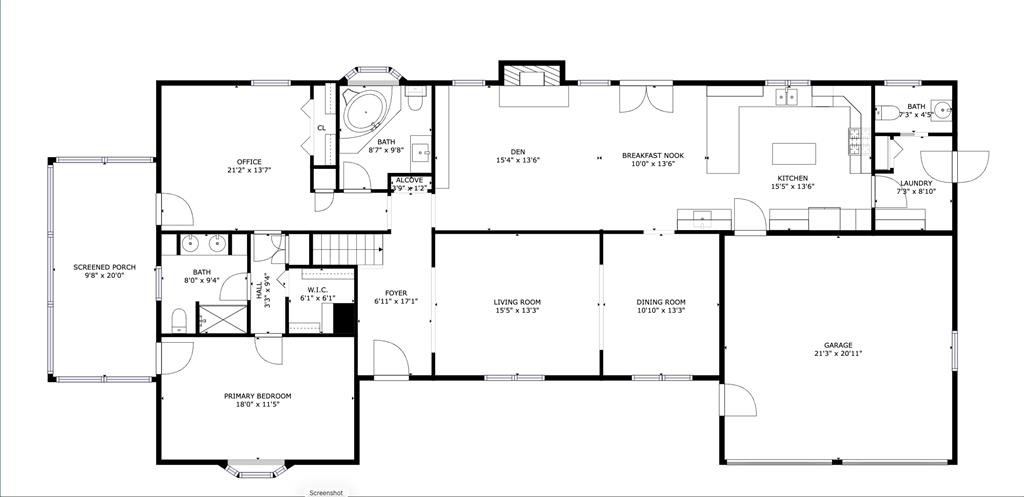1316 Junaluska Road Andrews, NC 28901 - Photo 67 of 68 Main Level Floor Plan