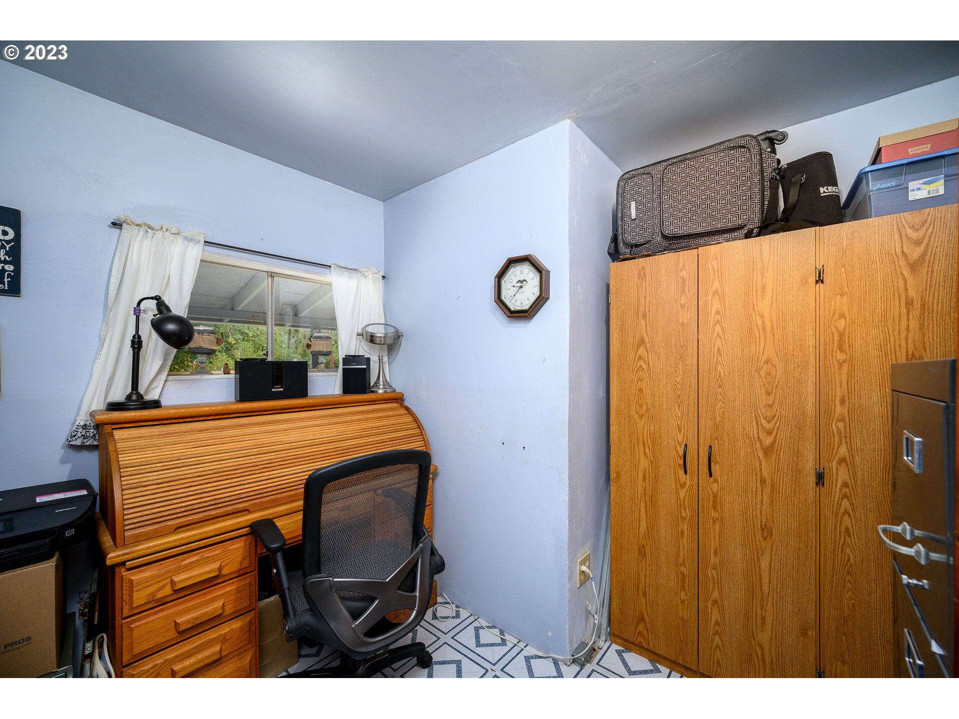 7260 Ash Street Grand Ronde, OR 97347 - Photo 24 of 39 a bedroom with a bed and a mirror