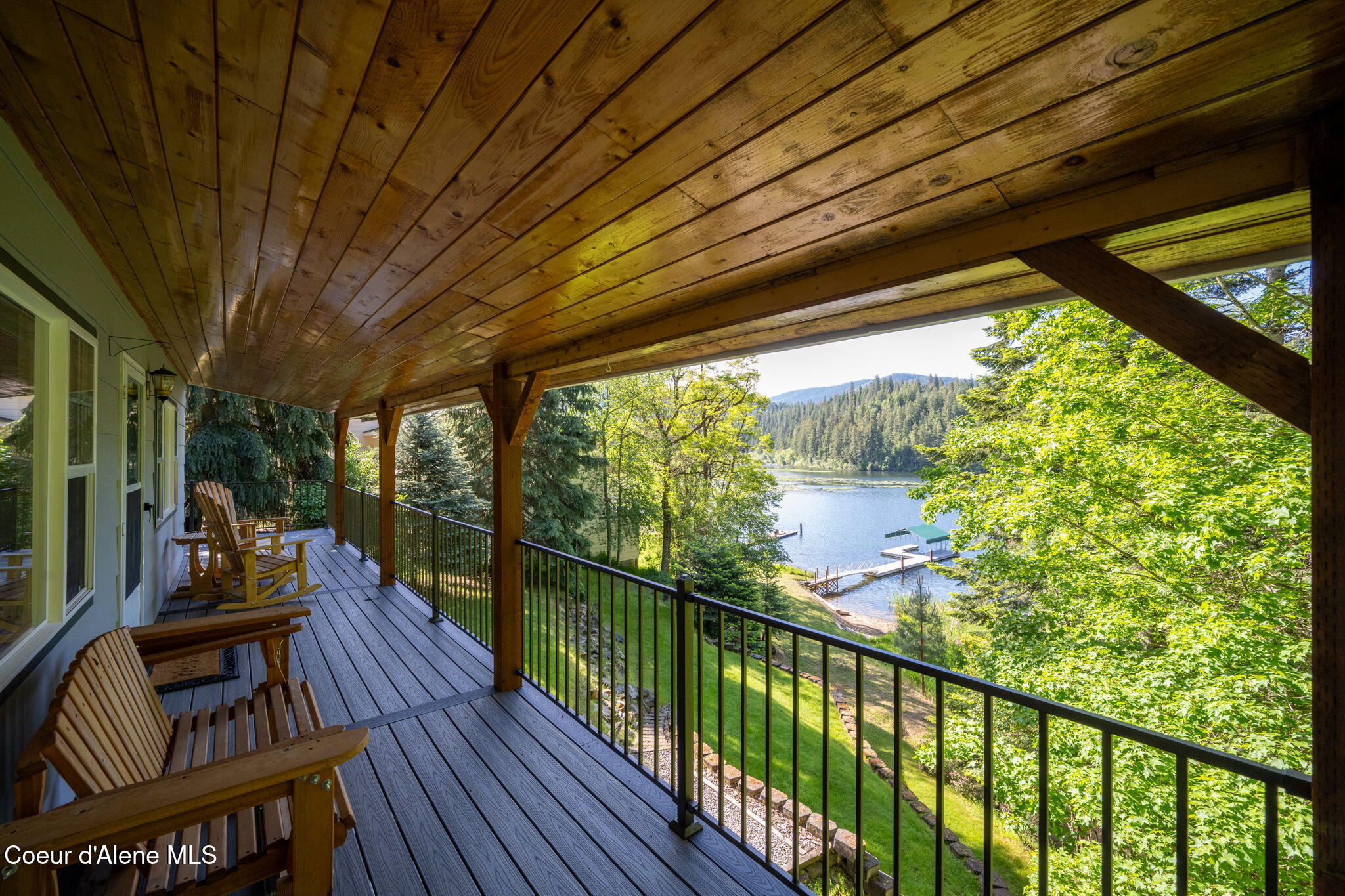 19503 East Hayden Lake Road Hayden, ID 83835 - Photo 16 of 72 Deck Views