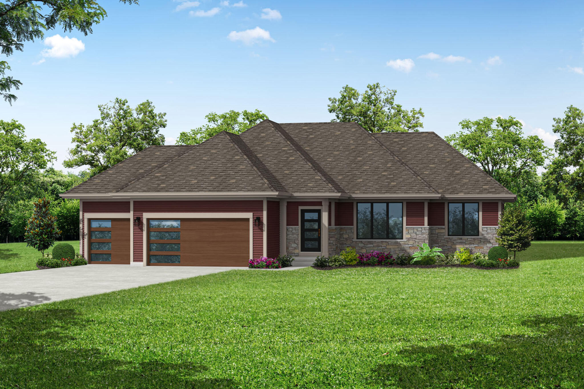 1564 Fairwinds Boulevard, Unit LT17 Mukwonago, WI 53149 - Photo 1 of 5 Rylee 1809 Modern Prairie-Web