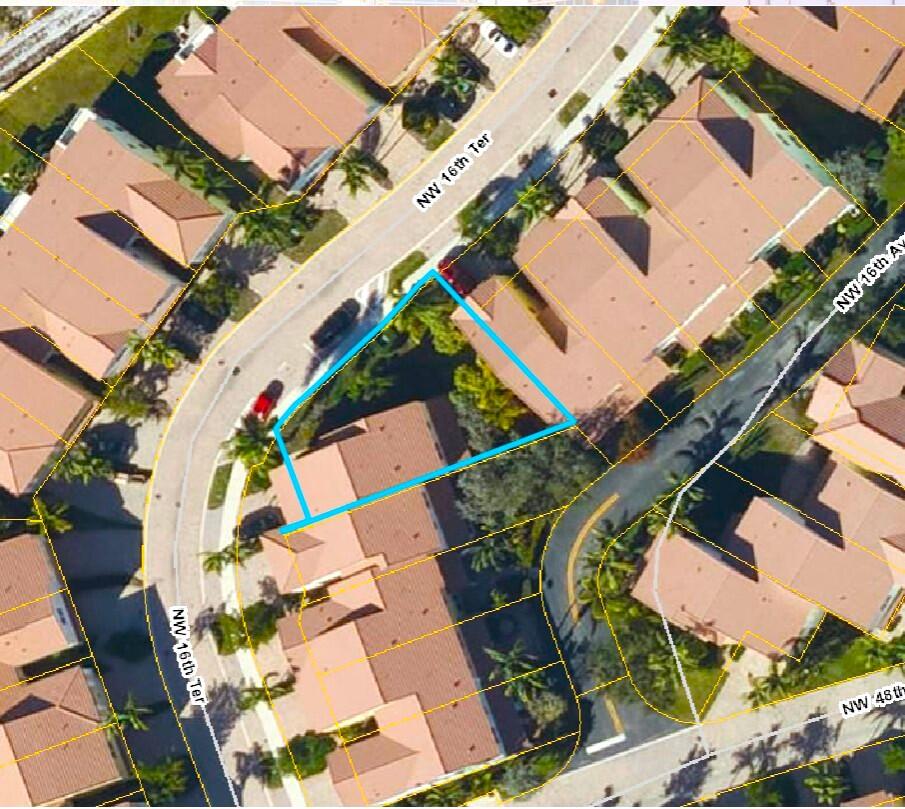 4820 Northwest 16th Terrace Boca Raton, FL 33431 - Photo 24 of 39 an aerial view of a house with a yard and outdoor seating