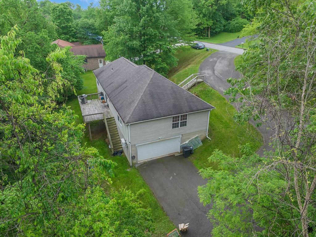 6014 Forest Drive Monaca, PA 15061 - Photo 28 of 32 an aerial view of a house with yard and outdoor seating