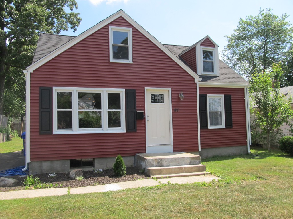 67 Clough Street Springfield, MA 01118 - Photo 1 of 22 a front view of a house with a yard