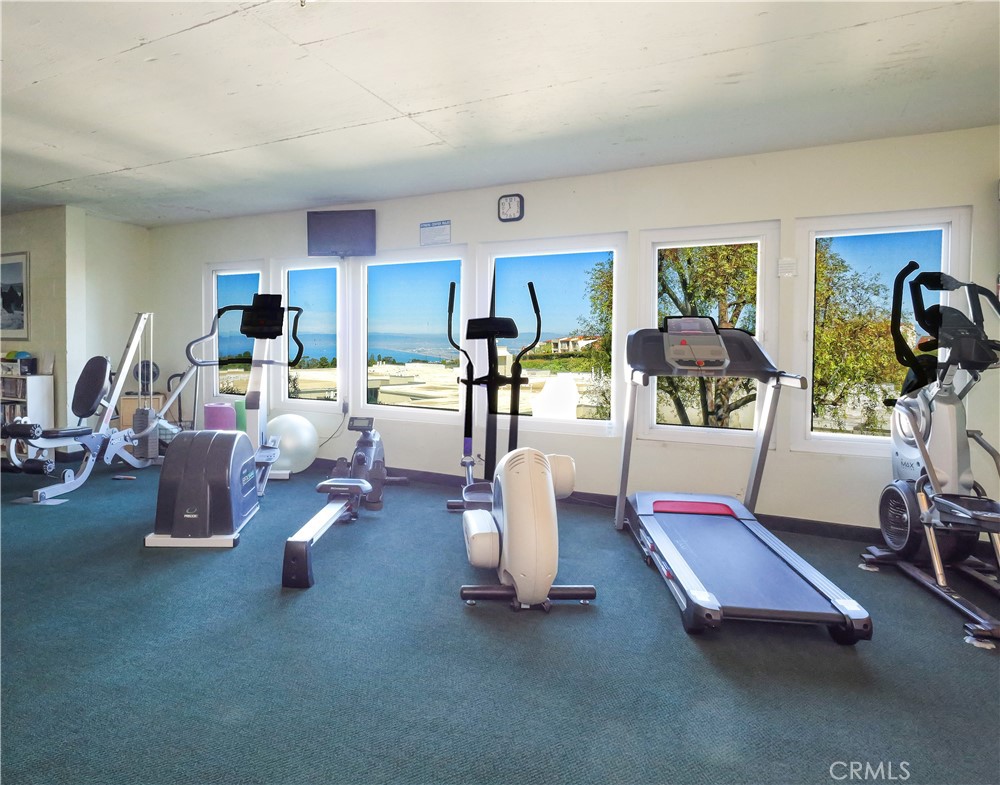28121 Highridge Road, Unit 311 Rancho Palos Verdes, CA 90275 - Photo 22 of 25 a room with gym equipment