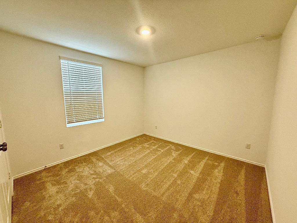 1724 Four Waters Loop Georgetown, TX 78628 - Photo 16 of 38 Bedroom featuring carpet flooring and a textured ceiling