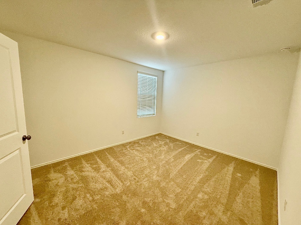 1724 Four Waters Loop Georgetown, TX 78628 - Photo 18 of 38 Bedroom with carpet and a textured ceiling