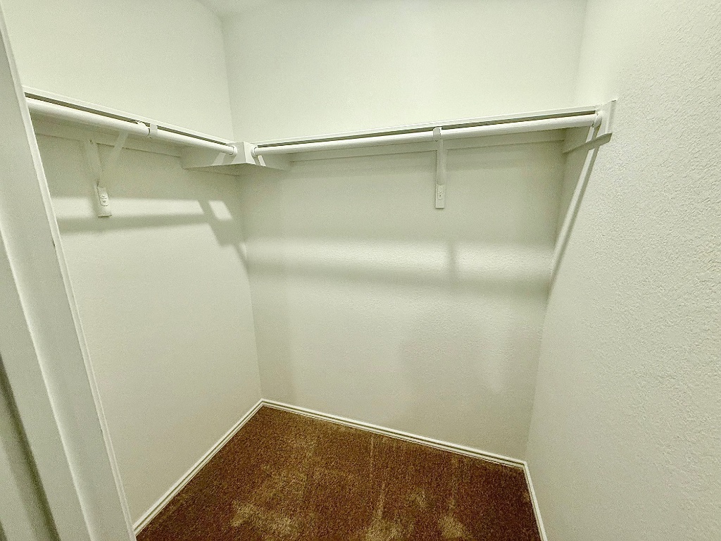 1724 Four Waters Loop Georgetown, TX 78628 - Photo 20 of 38 Spacious closet with dark colored carpet