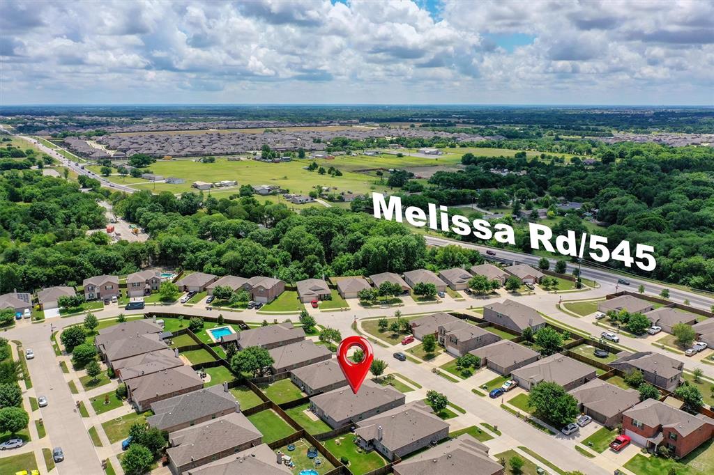 3011 Hickory Ridge Melissa, TX 75454 - Photo 29 of 30 Aerial perspective showcasing the property within a residential neighborhood