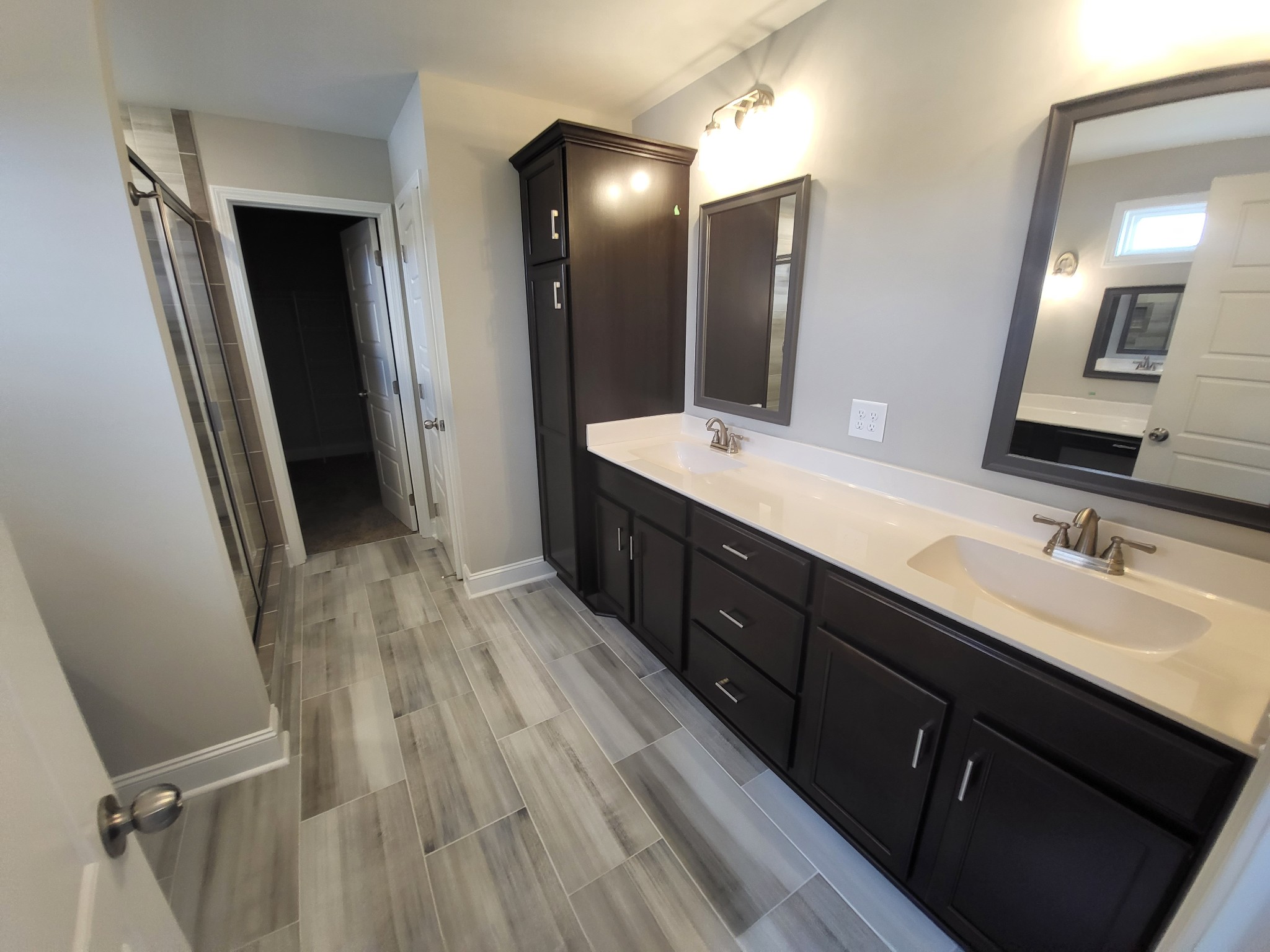 201 King Road Clarksville, TN 37042 - Photo 13 of 26 a bathroom with a double vanity sink and mirror