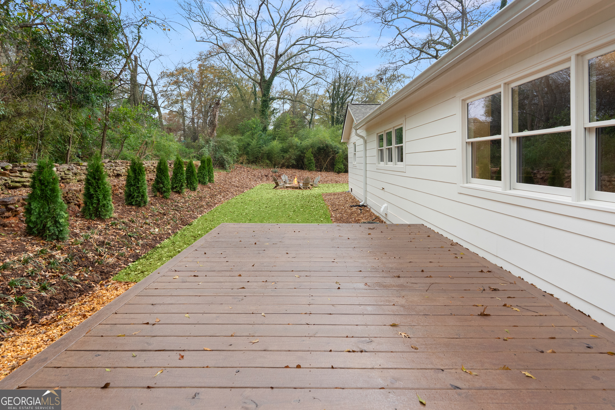 265 Springdale Street Athens, GA 30606 - Photo 40 of 43 a view of a backyard of the house