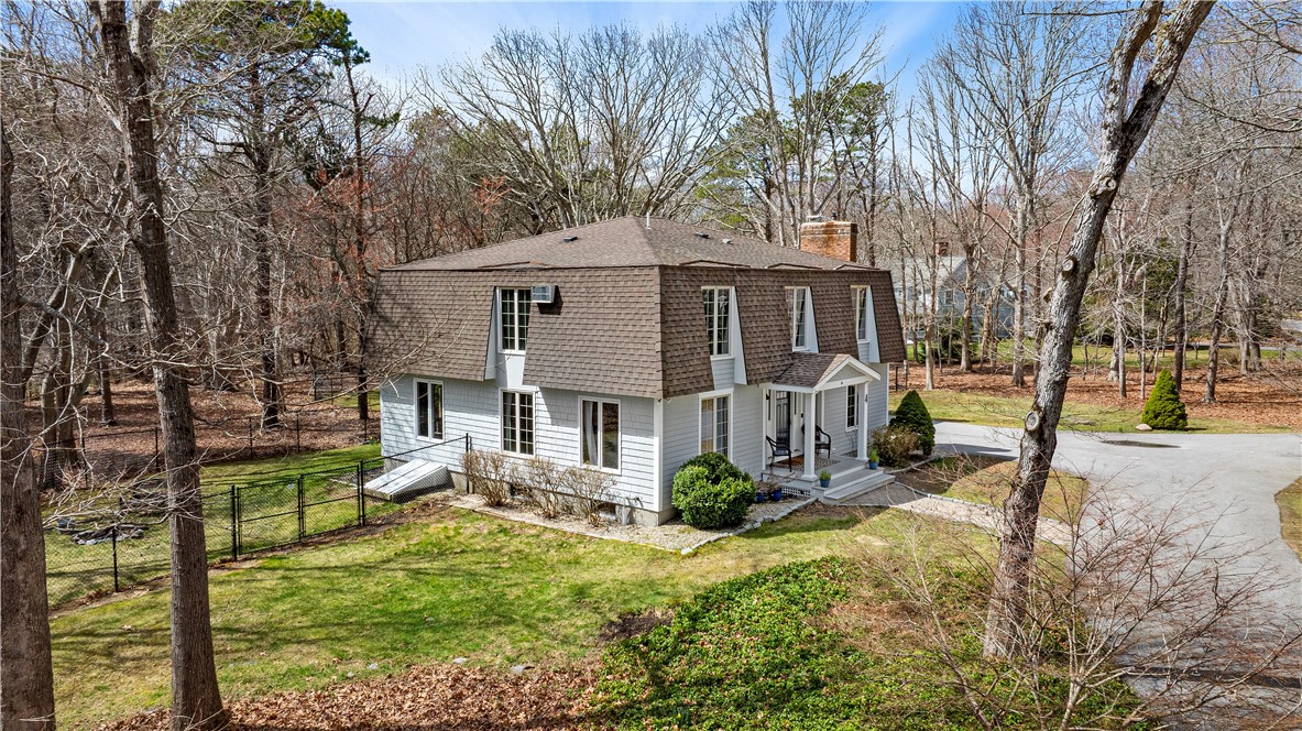 4 Intrepid Lane Jamestown, RI 02835 - Photo 2 of 50 House Set Back From Road Behind a Grove of Trees