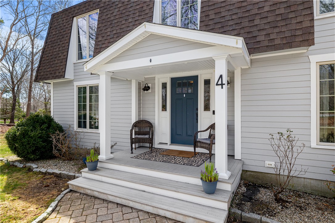 4 Intrepid Lane Jamestown, RI 02835 - Photo 4 of 50 New Covered Front Entry and New Front Siding