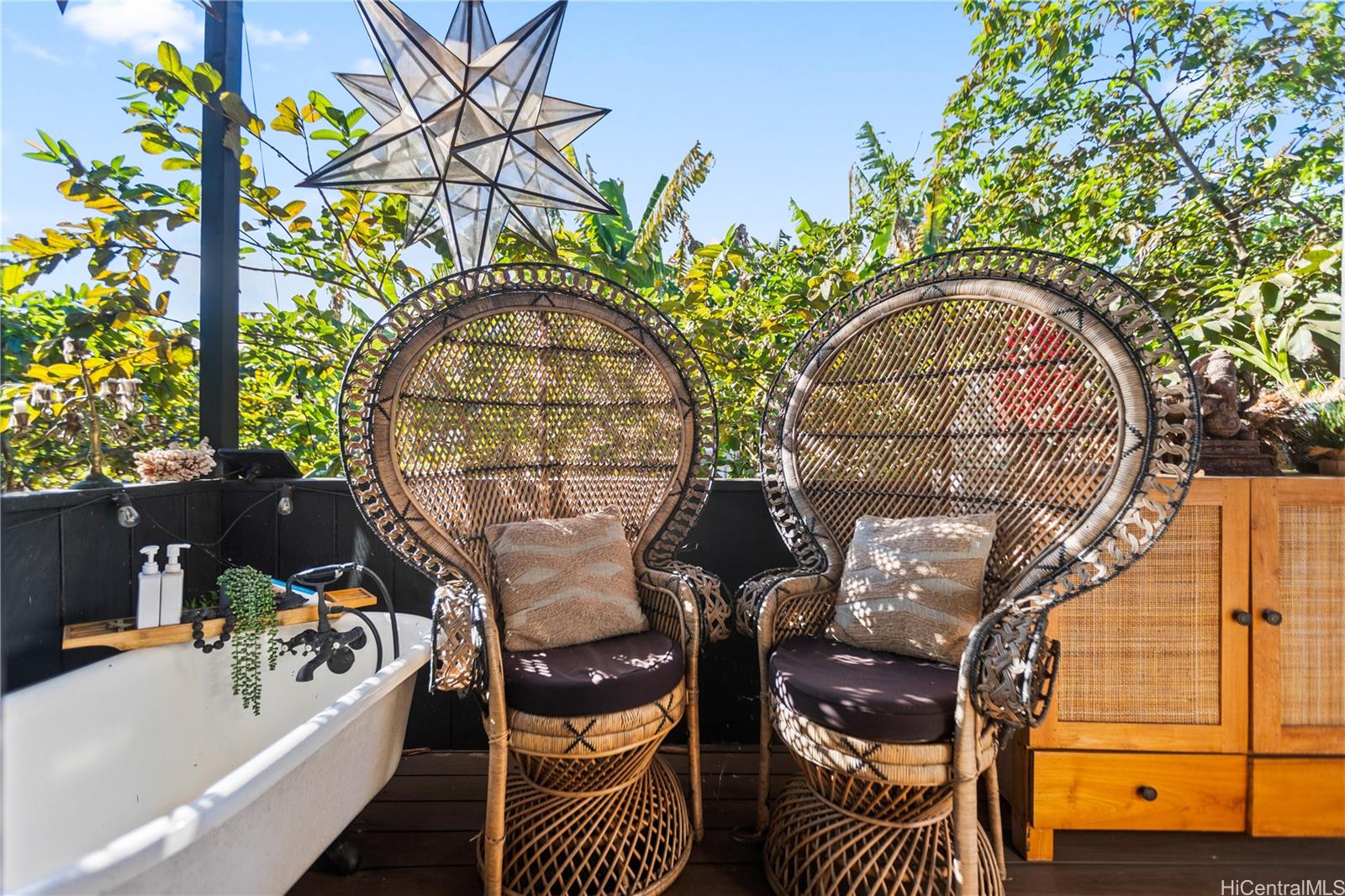 4 Kaukonahua Road Waialua, HI 96791 - Photo 16 of 25 a roof deck with table and chairs