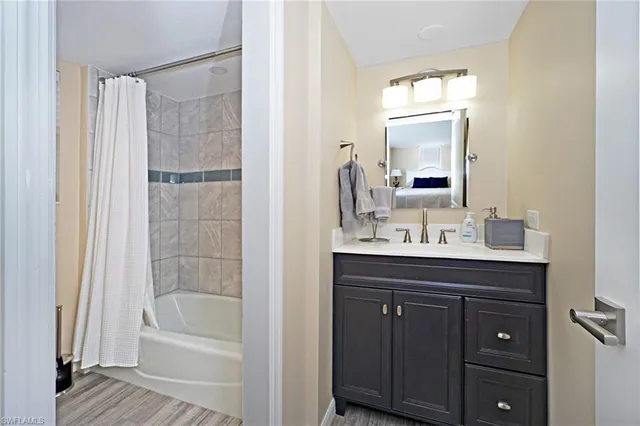 a view of lake with balcony