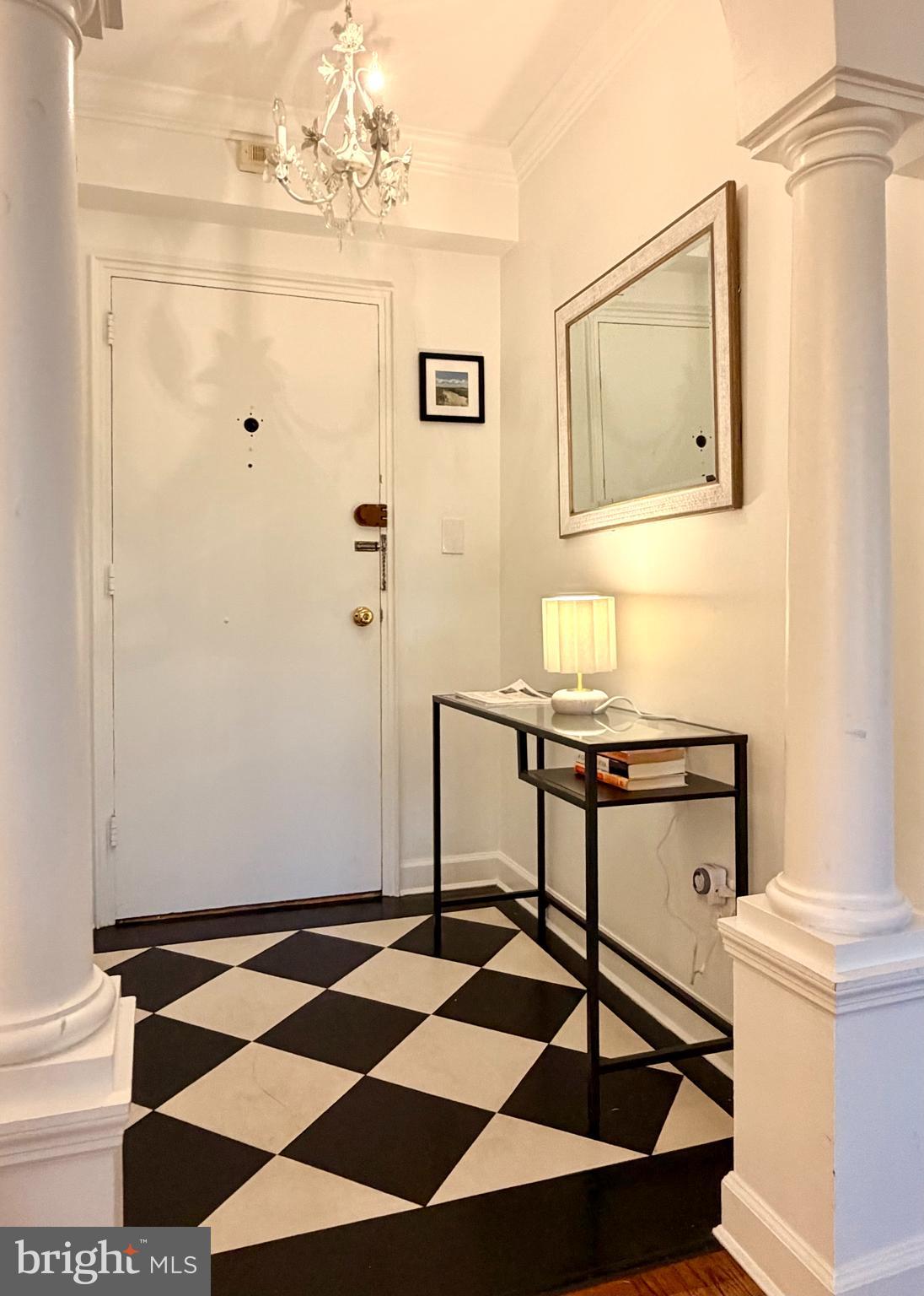 2500 Q Street Northwest, Unit 307 Washington, DC 20007 - Photo 2 of 16 Distinguished foyer with elegant architectural