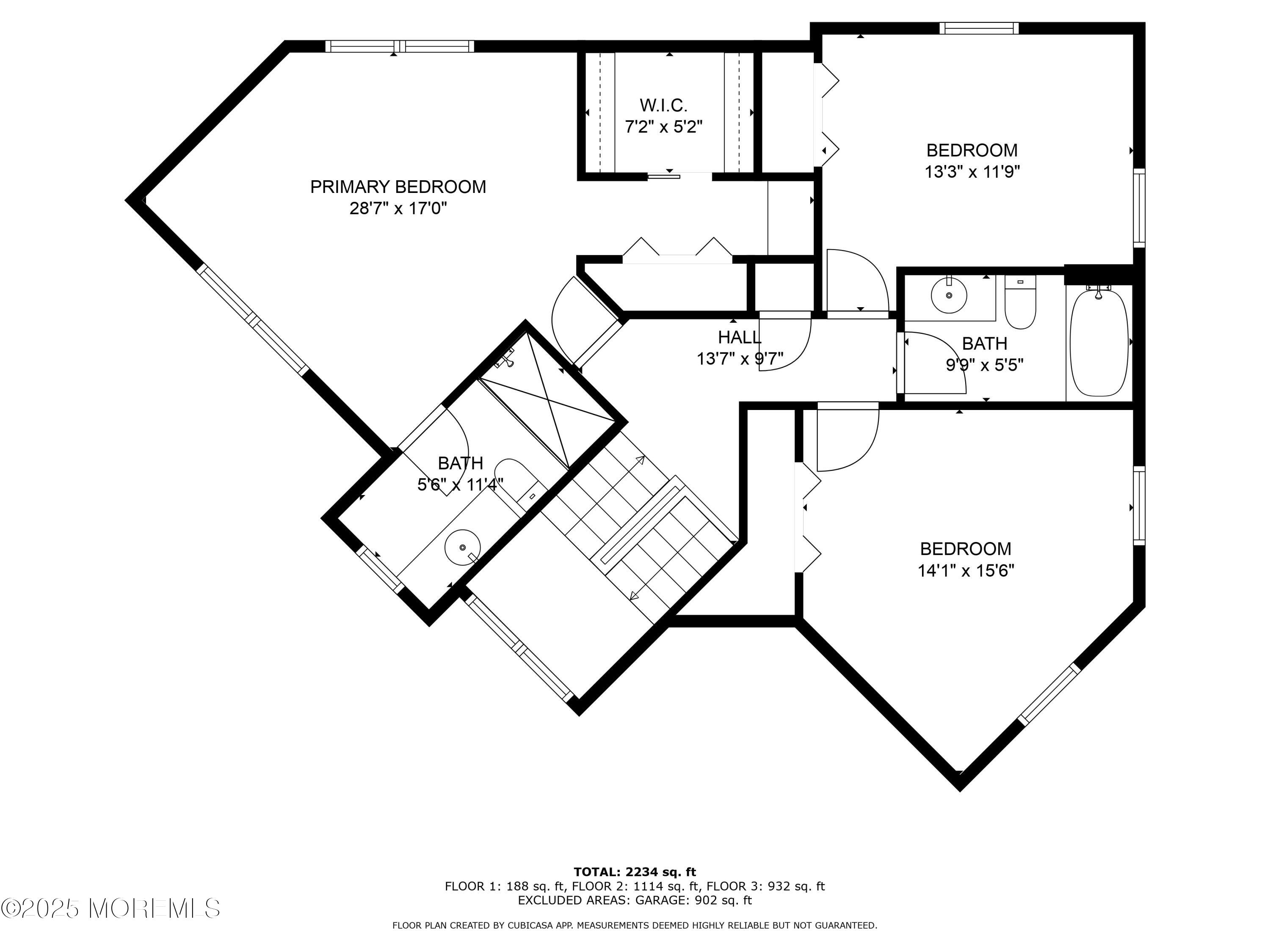 1395 Radio Road Little Egg Harbor, NJ 08087 - Photo 32 of 34 Floorplan 3rd Floor