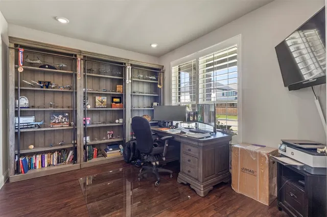 a kitchen with lots of counter top space