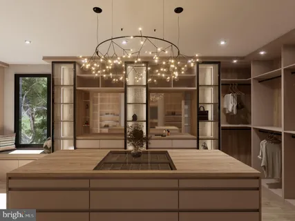 a lobby with furniture and window in it