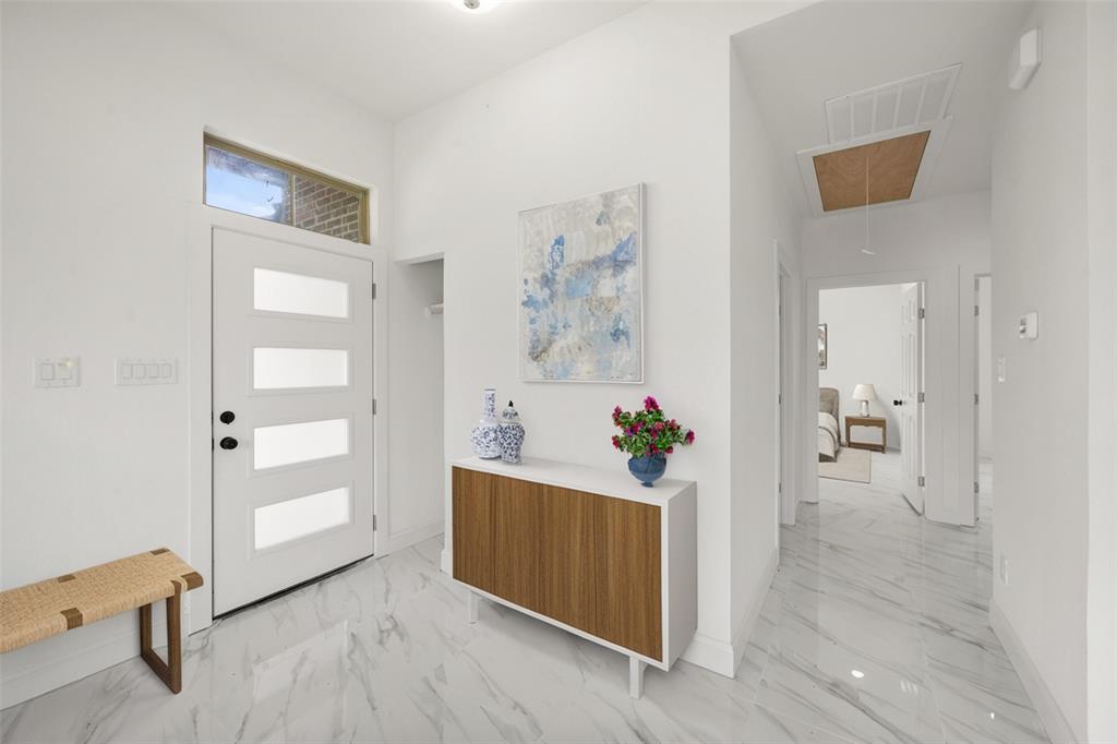 149 L B J Ranch Road Trinidad, TX 75163 - Photo 10 of 31 Foyer featuring light marble finish flooring