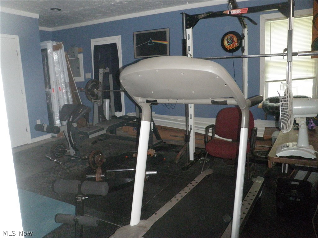 11510 Lakeview Road Chardon, OH 44024 - Photo 16 of 19 First floor room was original garage...this makes a great work out area or workshop...can be a 5th bedroom (not heated).