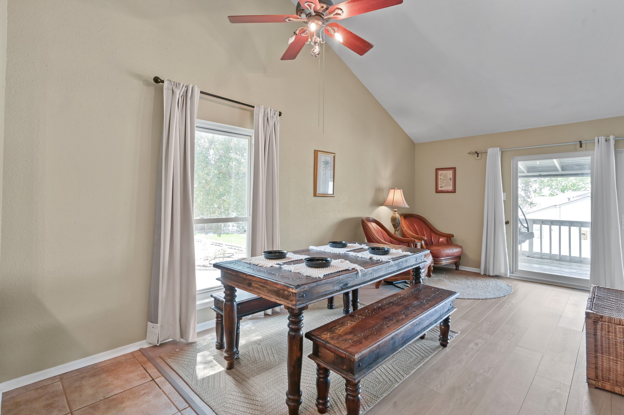116 April Point Drive North Conroe, TX 77356 - Photo 28 of 44 a living room with furniture a window and a potted plant
