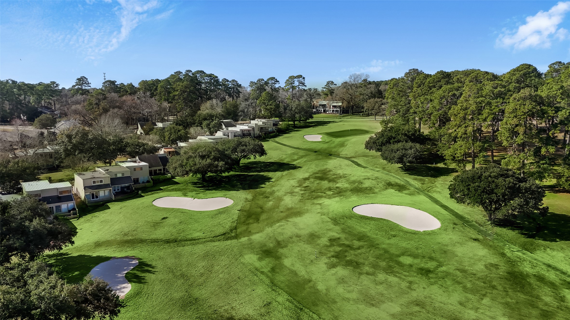 116 April Point Drive North Conroe, TX 77356 - Photo 43 of 44 a view of a golf course with trees
