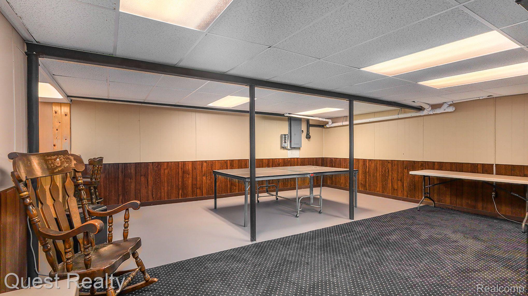 9290 Allen Road Clarkston, MI 48348 - Photo 37 of 56 finished basement -game room/flex space!