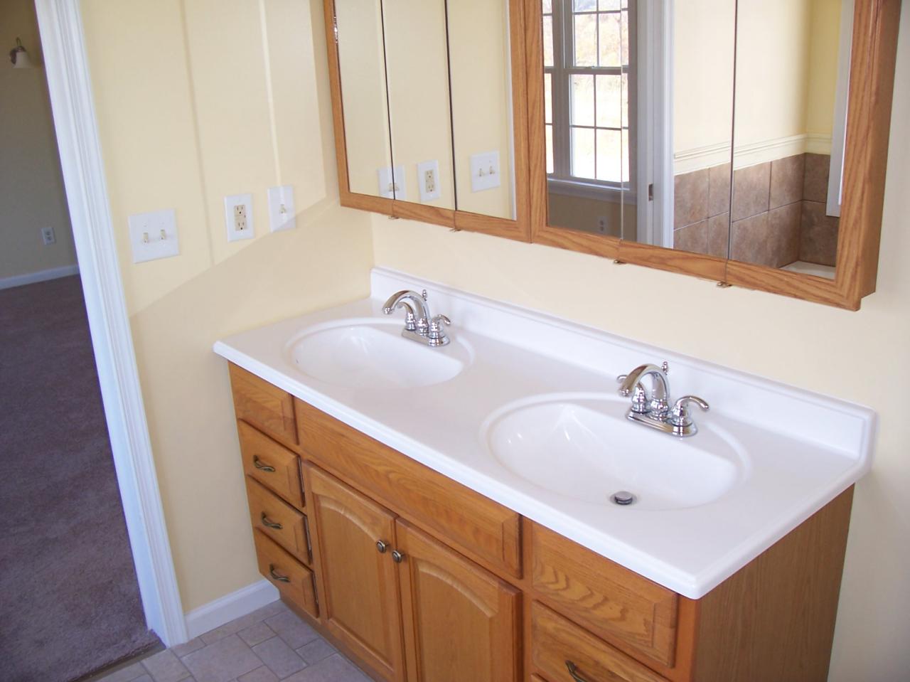 3852 Hatchett Road Penhook, VA 24137 - Photo 11 of 13 a bathroom with a sink and a mirror