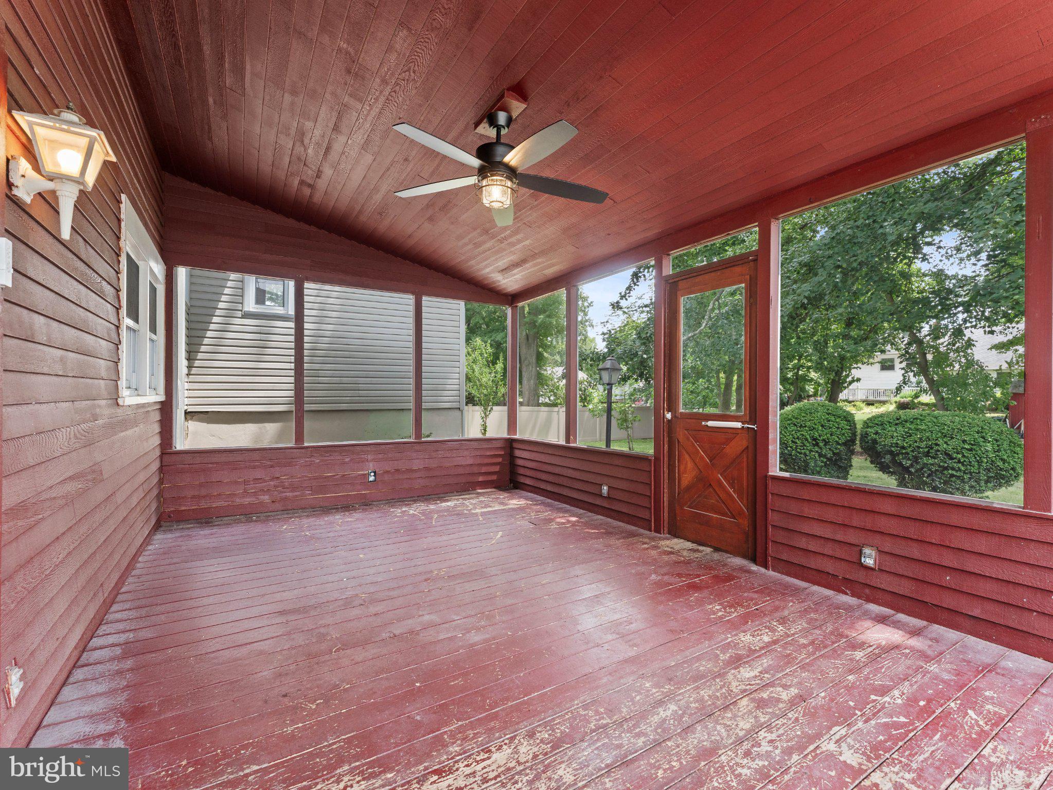 406 Yorkshire Road Cherry Hill, NJ 08034 - Photo 29 of 46 Charming screened porch retreat.