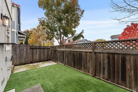 a view of wooden fence