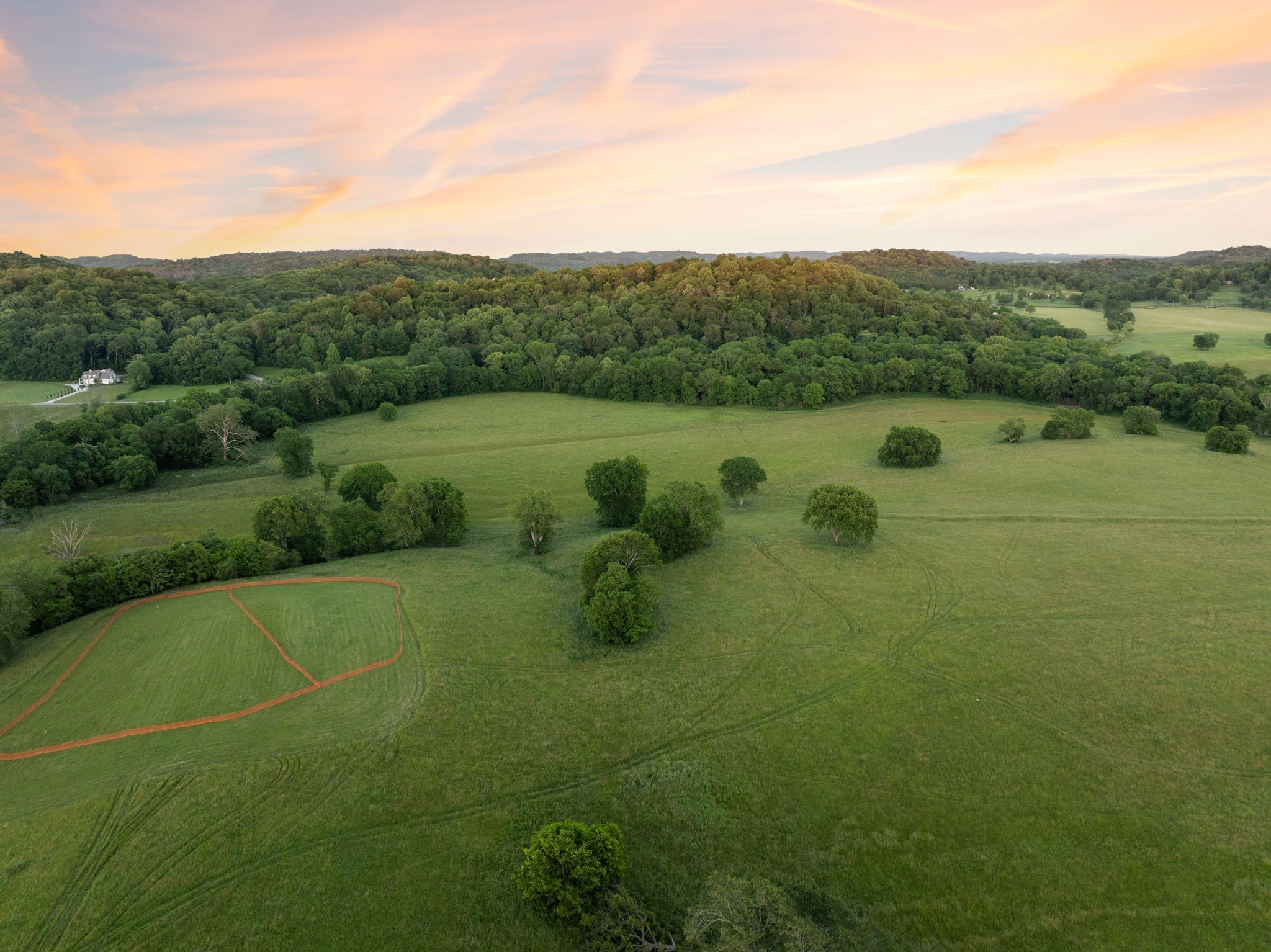 3201 Carl Road Franklin, TN 37064 - Photo 47 of 47 a view of a golf course with a lake