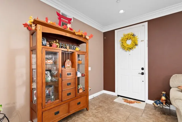 a view of an entryway door