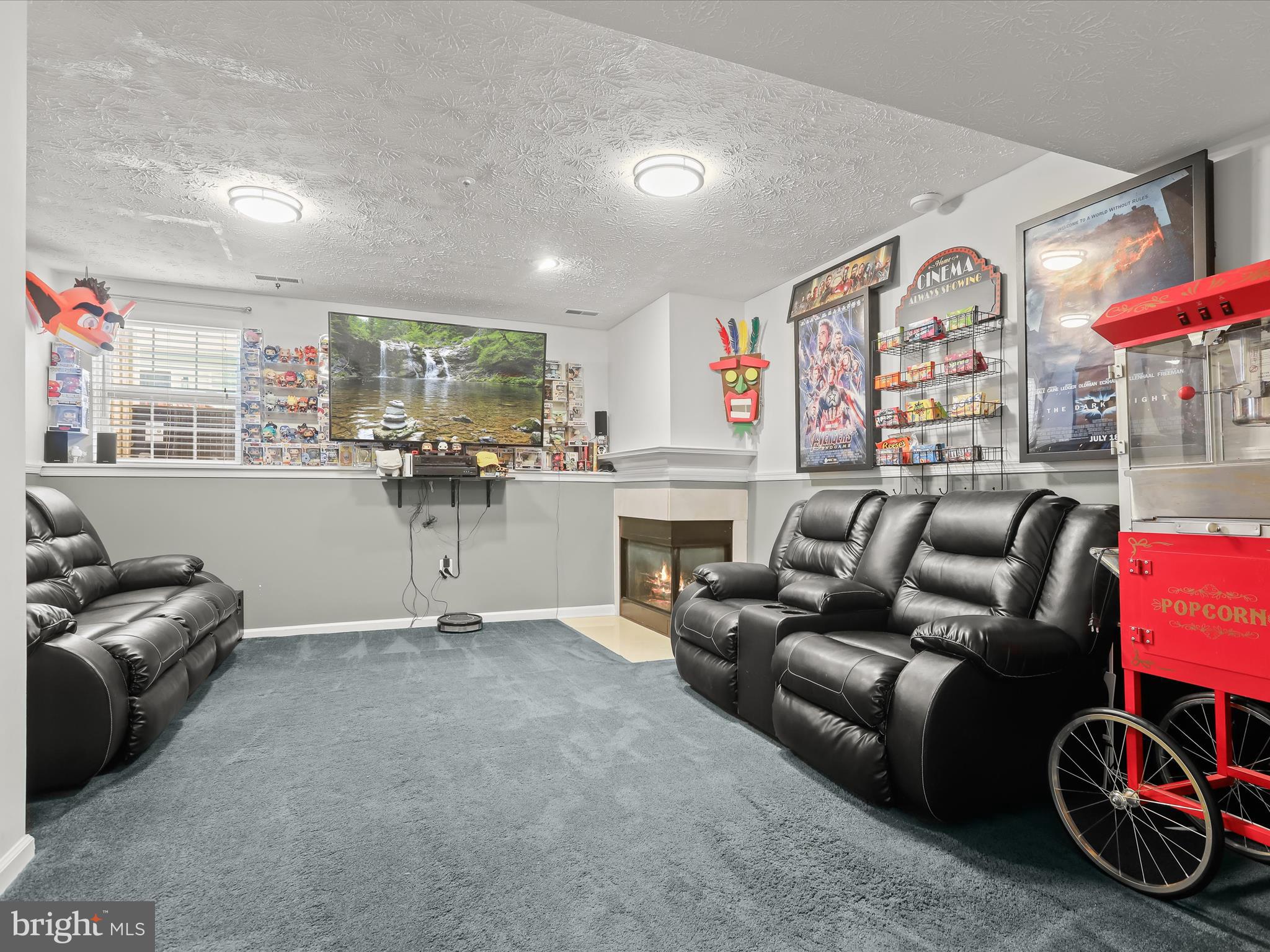 8212 Spadderdock Way Laurel, MD 20724 - Photo 12 of 16 Lower level family room w/ corner gas fireplace