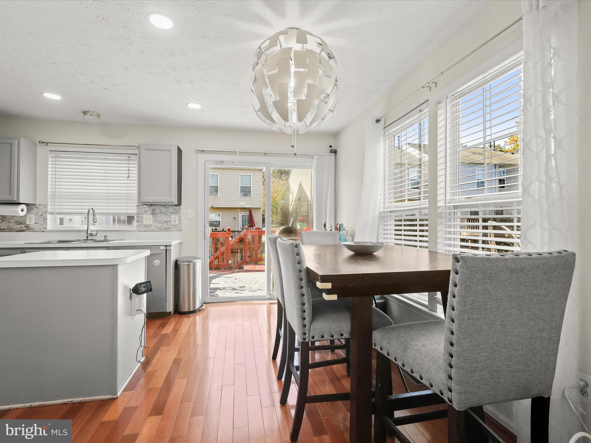 8212 Spadderdock Way Laurel, MD 20724 - Photo 4 of 16 Kitchen & dining area w/ deck access