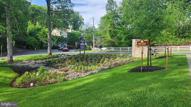 a view of a sign board