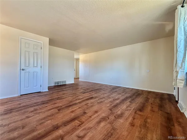 wooden floor in an empty room