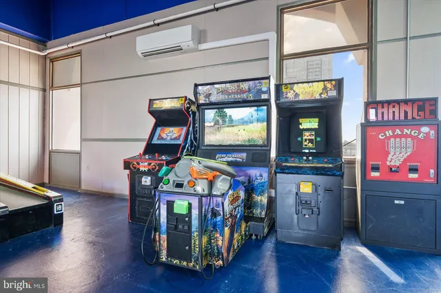 a view of a city with tall buildings