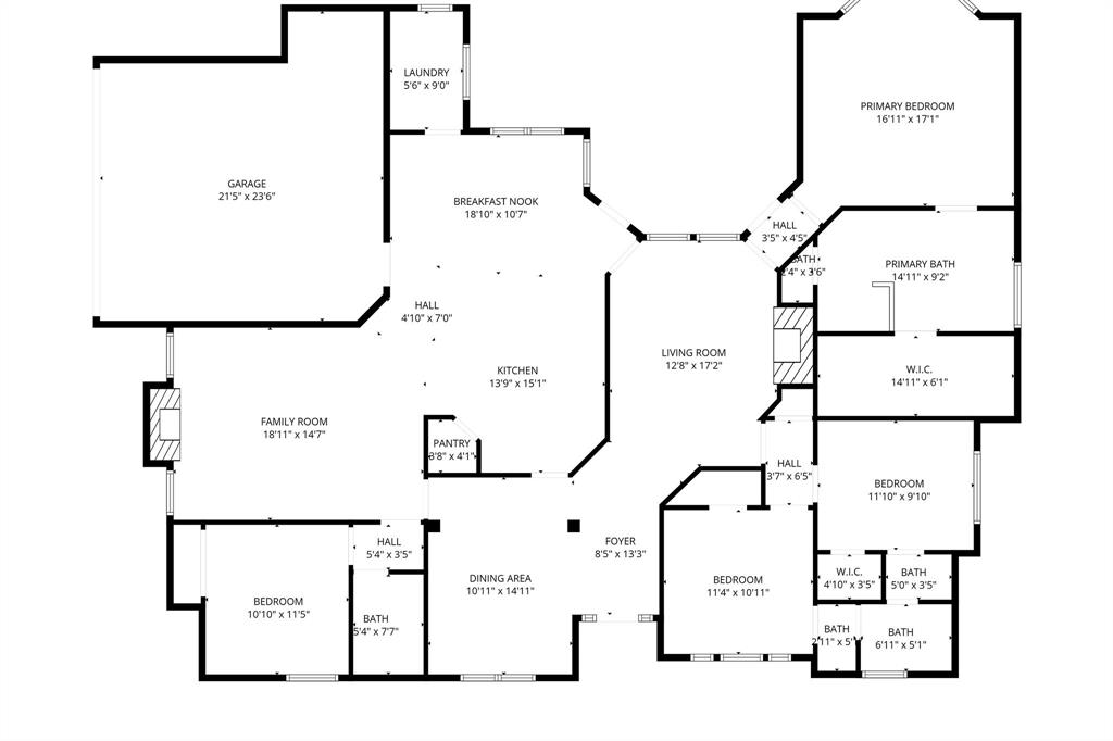 4 Brookway Court Mansfield, TX 76063 - Photo 38 of 38 a picture of floor plan