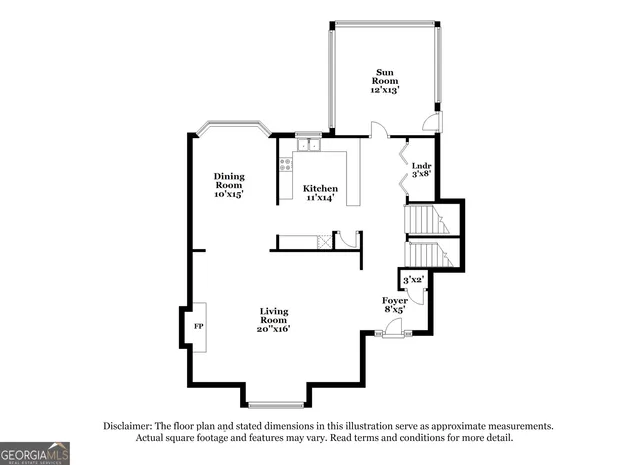 a picture of a bench in room