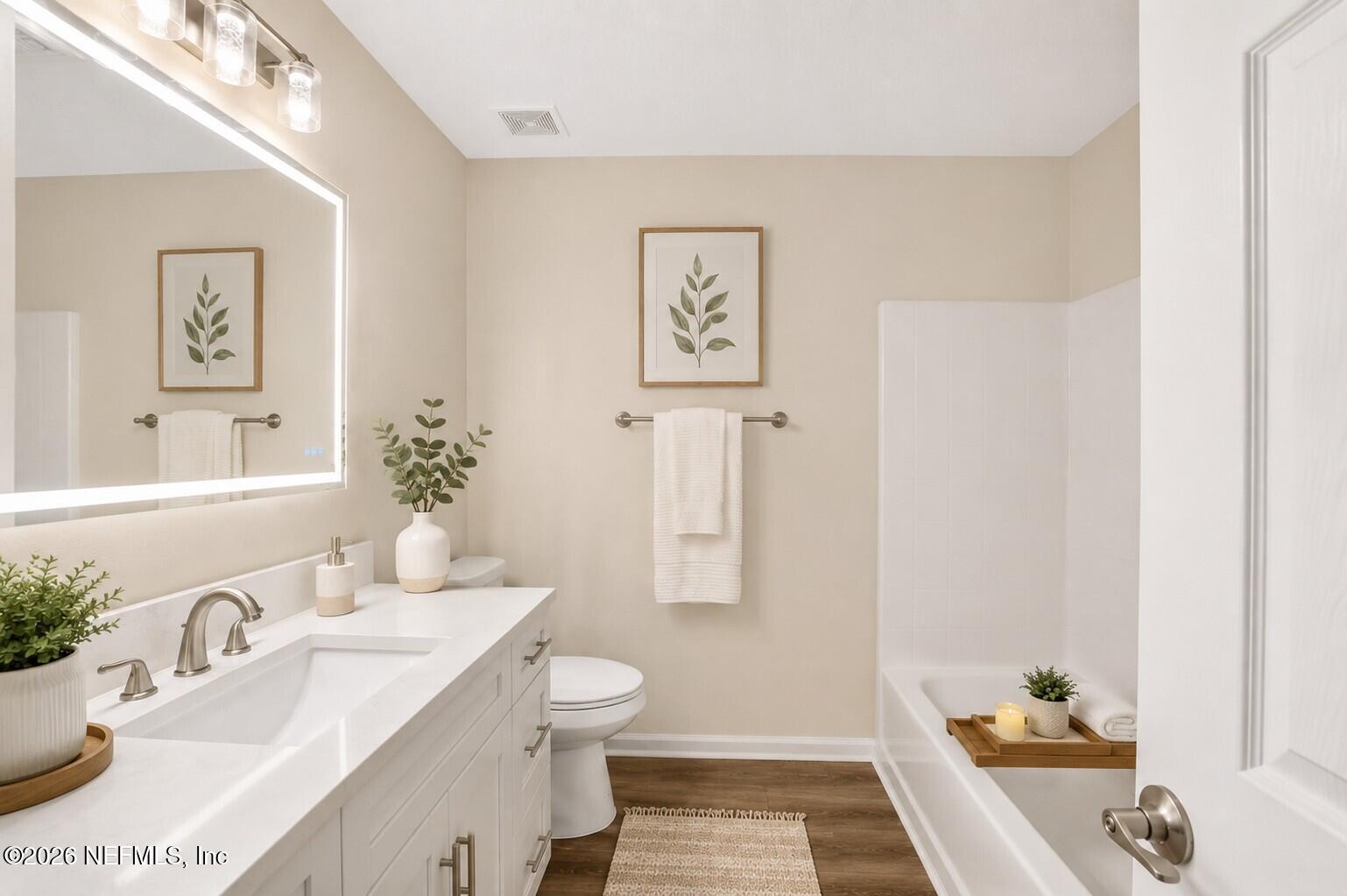 7920 Merrill Road, Unit 615 Jacksonville, FL 32277 - Photo 20 of 26 Virtualy Staged Bathroom 2