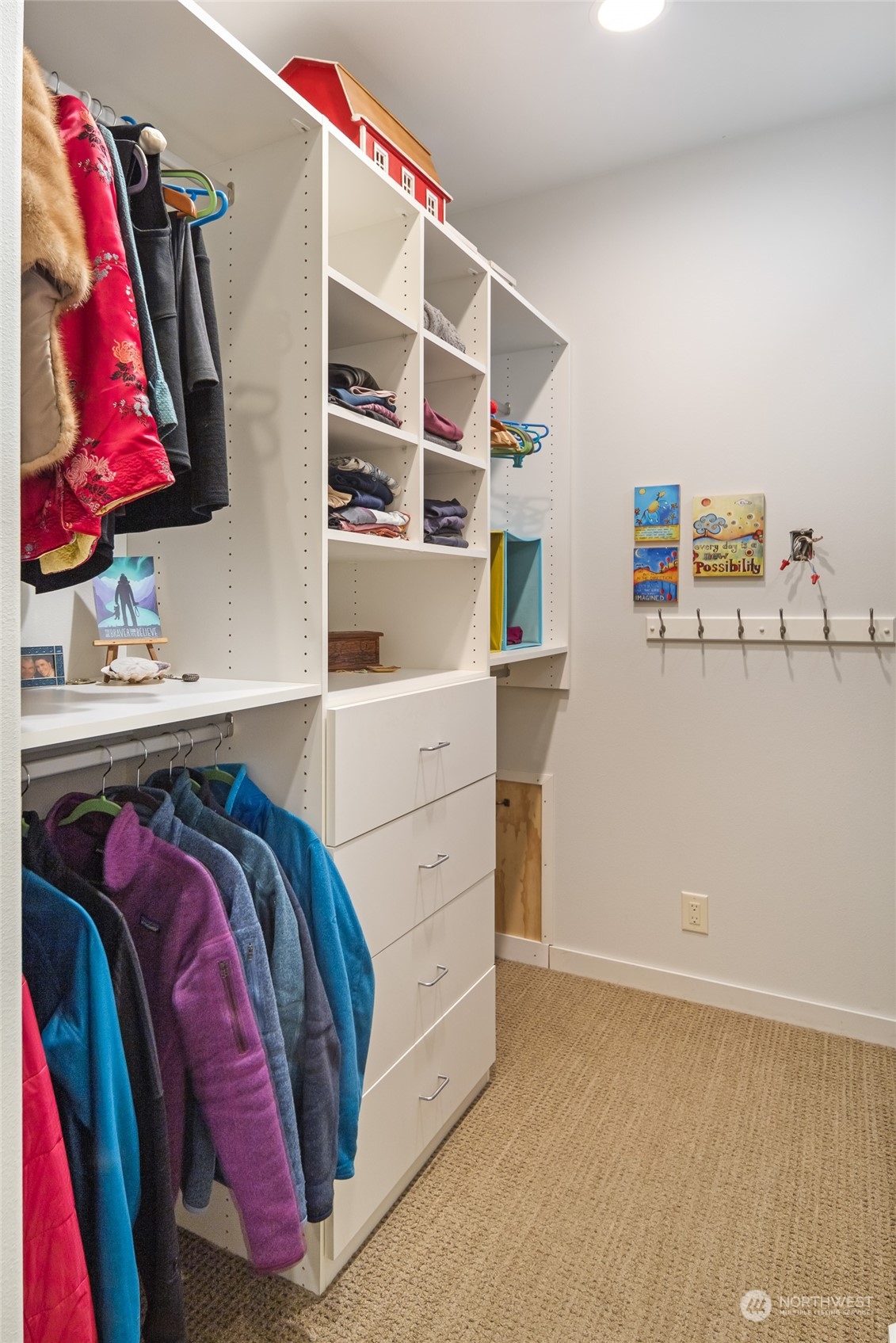 150 Carter Beach Road Friday Harbor, WA 98250 - Photo 29 of 39 a view of walk in closet with clothes and shoes