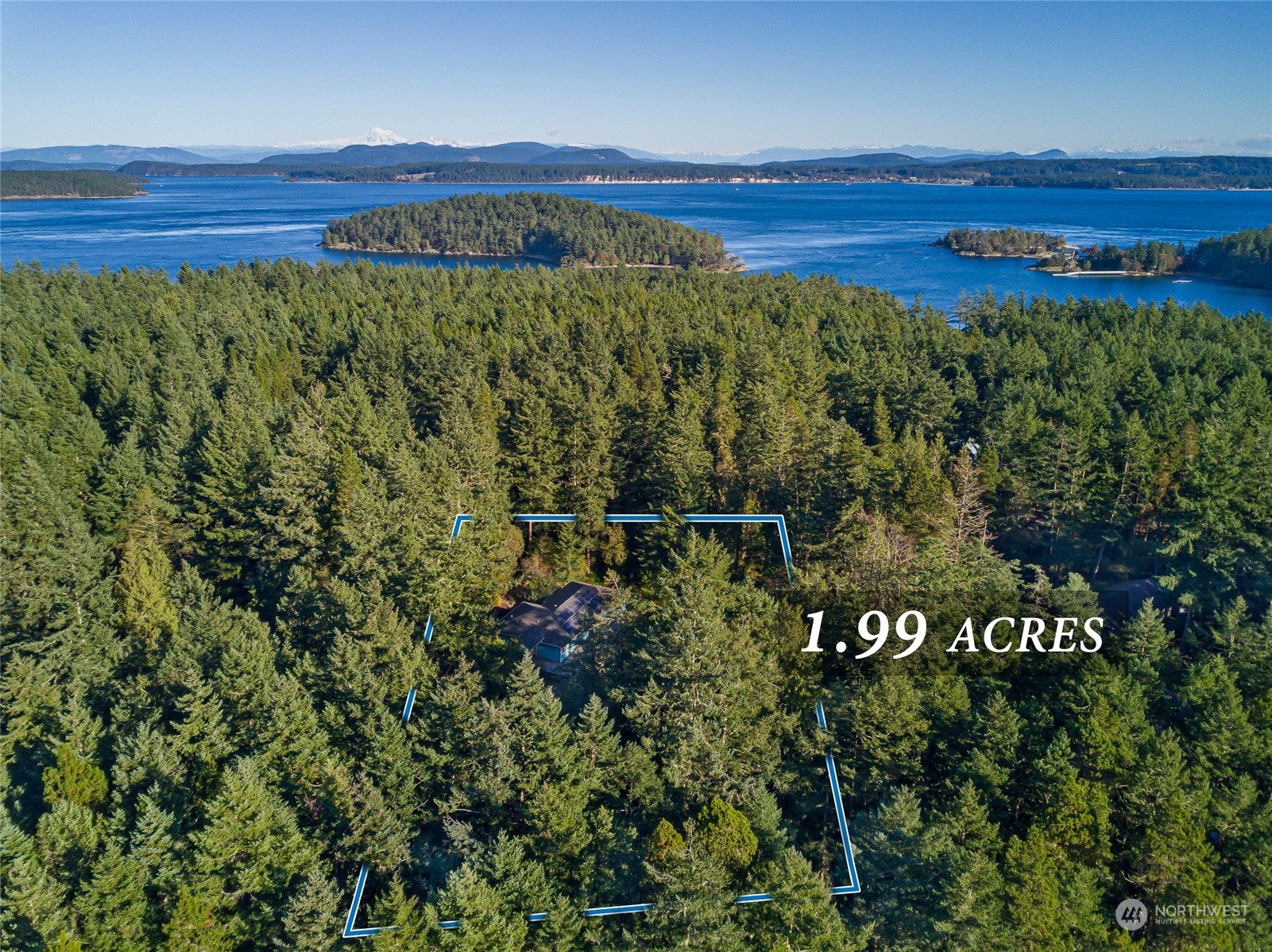 150 Carter Beach Road Friday Harbor, WA 98250 - Photo 4 of 39 a view of a yard with an outdoor space