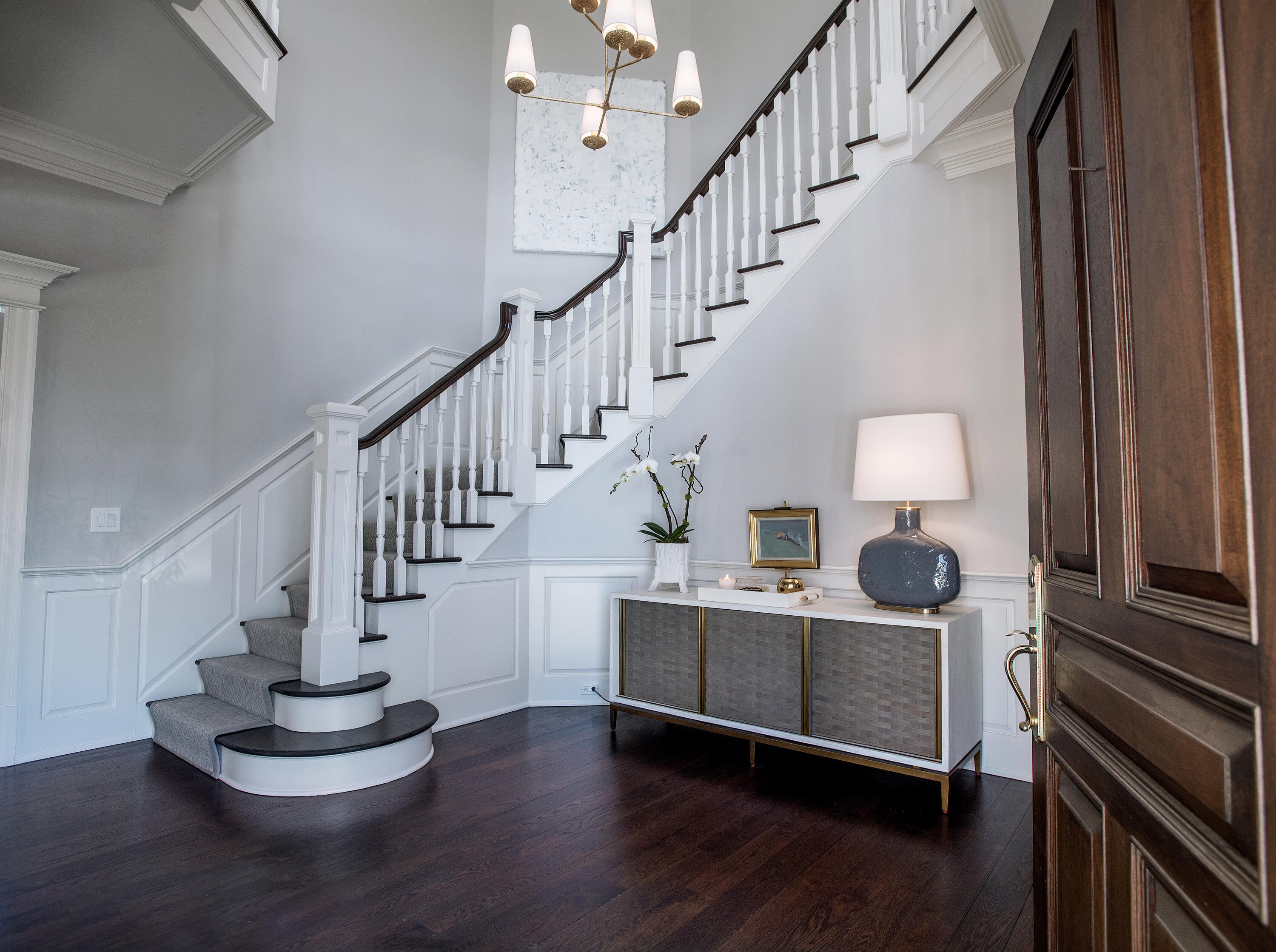 1629 Ponus Ridge Road New Canaan, CT 06840 - Photo 3 of 51 a living room with hard wood flooring and white walls