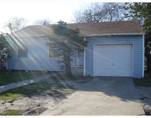 a backyard of a house
