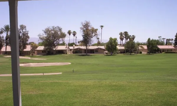 a view of a volley ball court