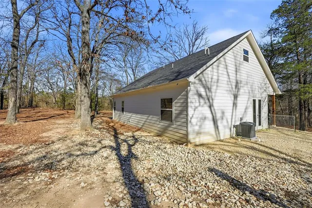 a view of road with trees