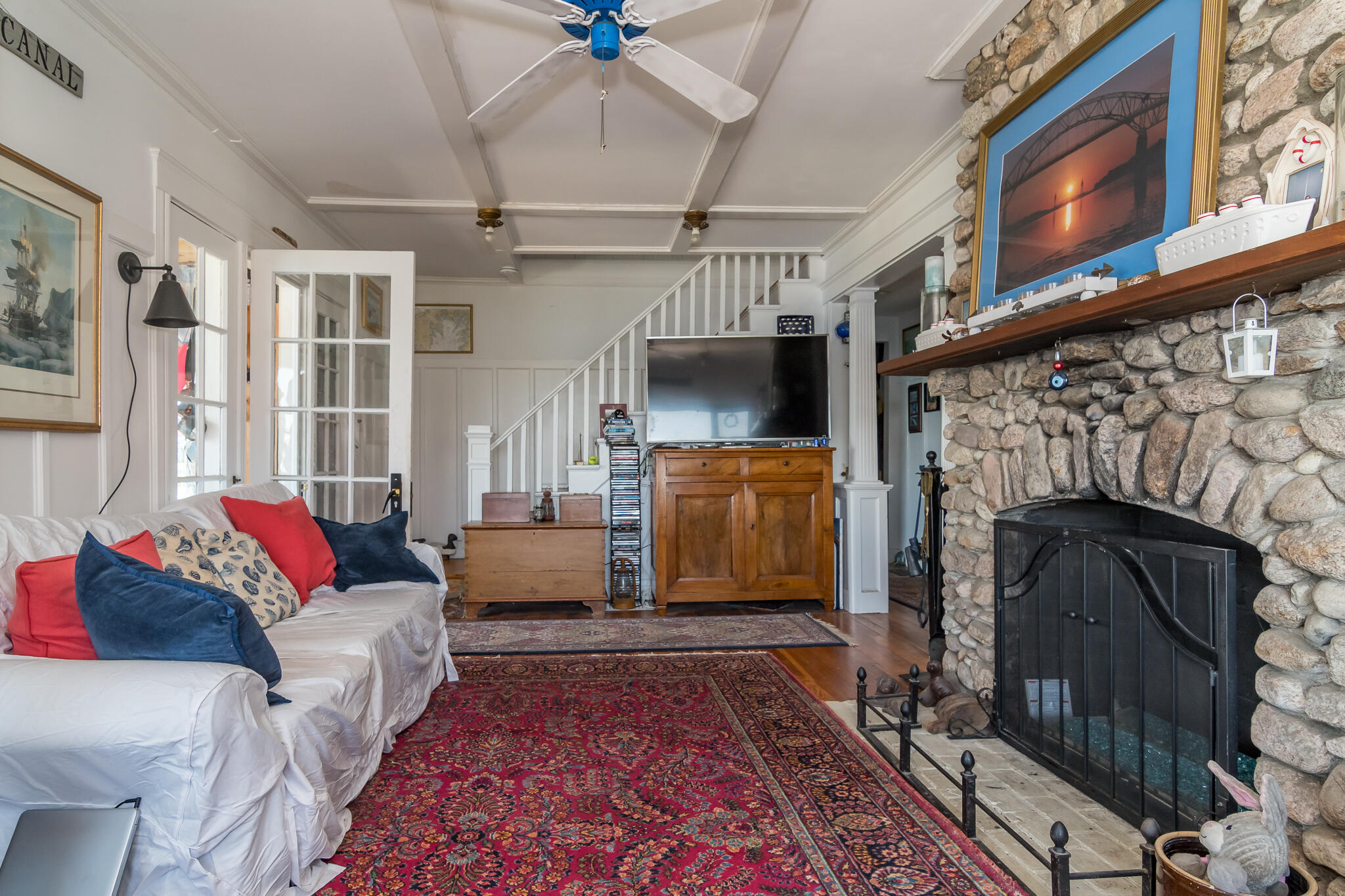160 Jefferson Road Bourne, MA 02532 - Photo 21 of 45 Living Room w BeachRock Gas Fireplace