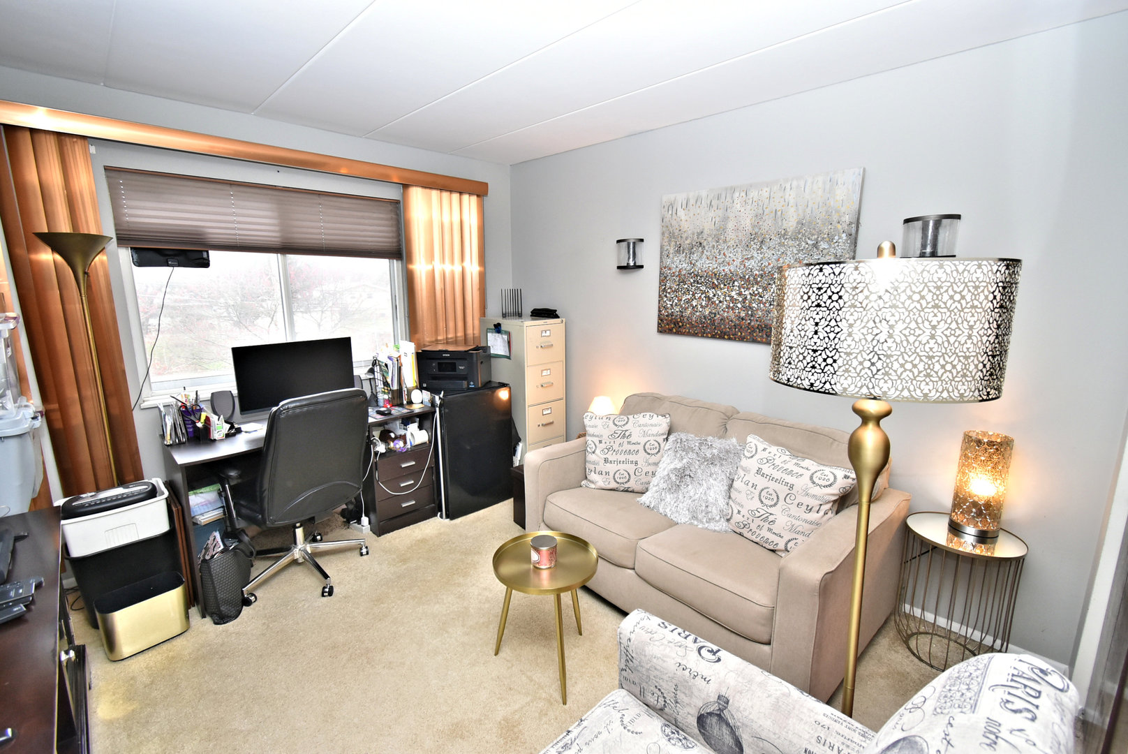 18855 Burnham Avenue, Unit 234 Lansing, IL 60438 - Photo 16 of 25 a living room with furniture and a fireplace