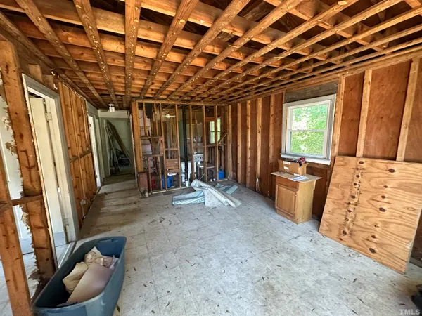 a view of a room with window